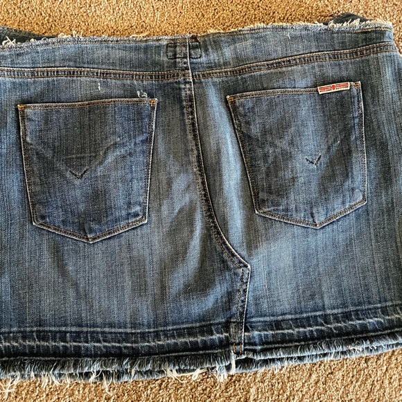 Hudson Jean Mini Skirt-Size 32 - Picture 5 of 11